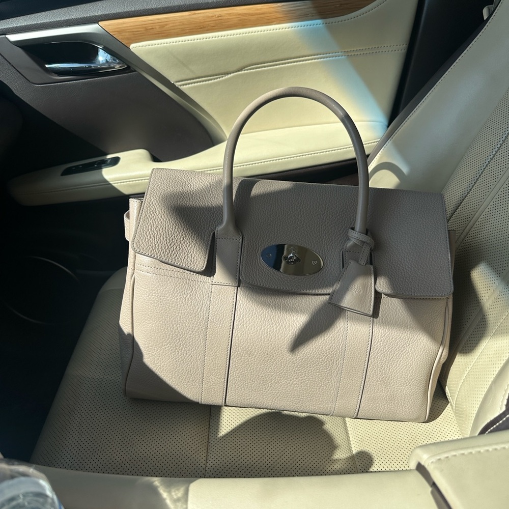 Mulberry Bayswater Pebble Leather Beige - Picture 4 of 14